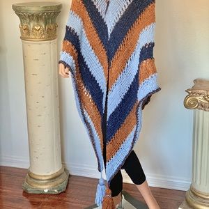 Hand Knits 2 Love Shawl Triangle Designer Boho Hip